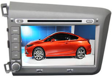 Автомобильная сенсорная мультимедийная DVD система ST-8016C для 2012 CIVIC left-0