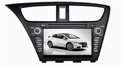 Автомобильная сенсорная мультимедийная DVD система ST-8068C для 2014 CIVIC left-0