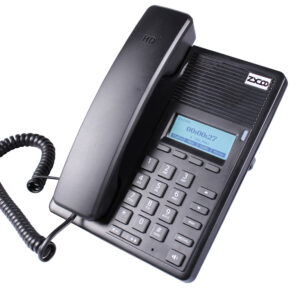 Telefon VoIP ZYCOO D30P, PoE, 2xSIP, Router, LCD, HD Voice-0