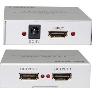 Splitter HDMI 1.4 Przełącznik Wzmacniacz 1 w 2 HDMI z 1080P HD 3D Audio HDCP HDV-912-0