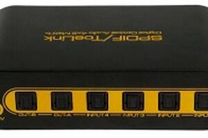 SPDIF switcher splitter 4x2-0