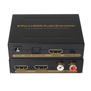 HDMI Splitter 1x2 HDMI + Audio (SPDIF+L/R) Audio Extractor, 3D,1080P-0