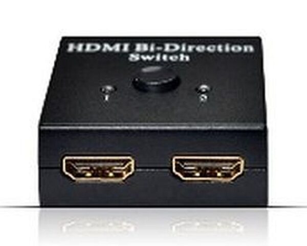 HDMI 2 Ports Bi-direction manual switch 2x1 switcher 1x2 Video splitter 1080P 3D HDTV-0