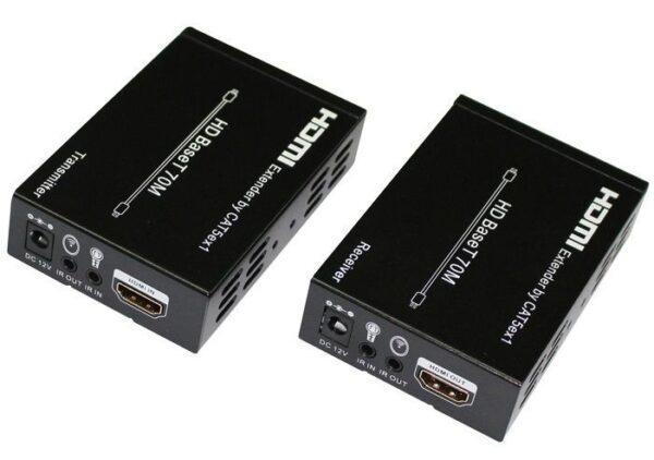 HDMI HDBaseT удлинитель одного кабеля 100m CAT6 (TCP/IP) с ИК-0