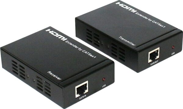 HDMI Extender over single 100m CAT6 (TCP/IP) with IR-0