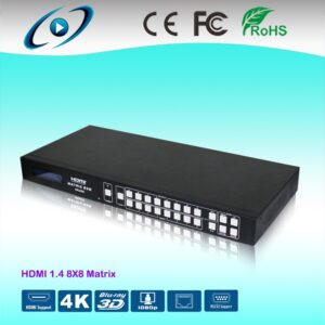 Ultra 4K HDMI Matrix Switch 8x8 HDM-988 with RS232 & RJ45-0