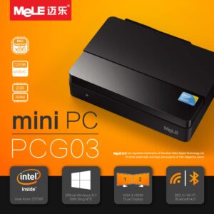 Mini PC MeLE PCG03 Quad Core HTPC Atom Z3735F 2GB RAM 1080P HDMI 1.4 VGA LAN WiFi Bluetooth Windows 10-0