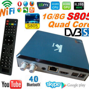 Android TV Box VenBOX iTV-K1 DVB-S2 спутниковый Amlogic S805 Quad Core 1G / 8G CCCAM Newcamd Biss KODI 15.2 Медиаплеер-0