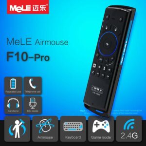 MELE F10 PRO 2.4GHz Wireless Remote Control, Fly Air Mouse, Keyboard with GYRO MIC (3-in-1) for PC / Android / TV Box-0