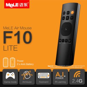 3-in-1 Fly Mouse-Keyboard-Remote Control Mele F10 Lite, Gyro, 2.4G, learning IR-0