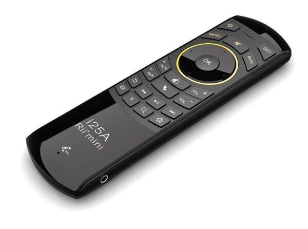 Fly Air Mouse Keyboard & Infrared Remote Control Riitek RII K25A RT-MWK25A 2.4Ghz, Audio Chat, for TV BOX, PC, Games, Black-6369