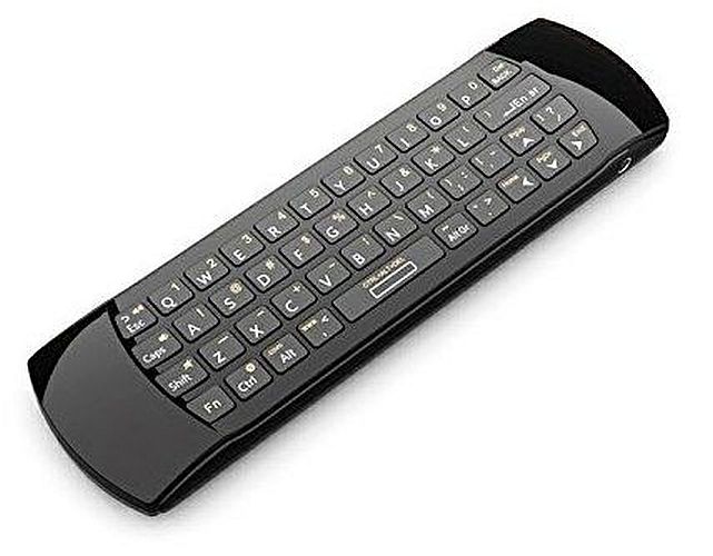 Fly Air Mouse Keyboard & Infrared Remote Control Riitek RII K25A RT-MWK25A 2.4Ghz, Audio Chat, for TV BOX, PC, Games, Black-6367