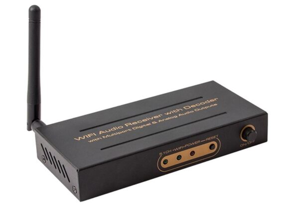 High Performance Wifi Audio Receiver with Decoder with toslink/spdif coaxial L/R audio output-0