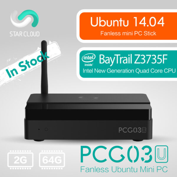 Міні ПК MeLE PCG03U Quad Core HTPC Atom Z3735F 2Гб RAM 1080P HDMI 1.4 VGA LAN WiFi Bluetooth Linux 14.04-0