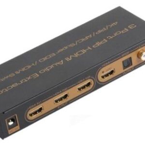 Przełącznik HDMI 3 w 1, z Audio Ekstractor SPDIF TOSLINK, 4K/PIP/ARC/Super EDID-0