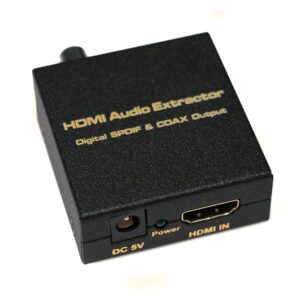 HDMI digital to analog audio extractor audio decoder 5.1 SPDIF Coax V 1.4-0