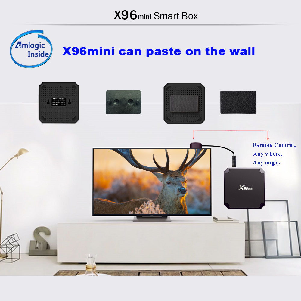 Shop for X96 Mini Smart Box Android TV box 2G Ram 16G Rom IPTV Box KD 17.6  Android 7.1 Media player New Chip S905W Quad Core Streaming Media Players  at Wholesale Price