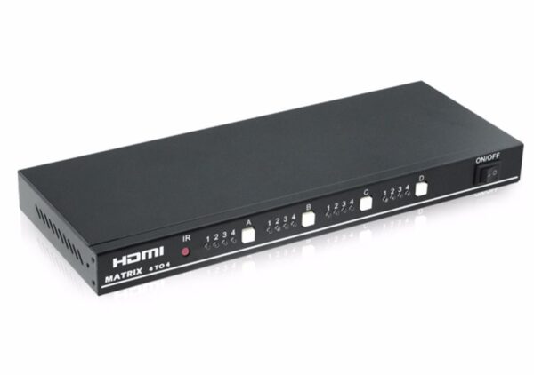 HDMI Matrix 4x4 Switcher Full HD 60Hz with RS232-0