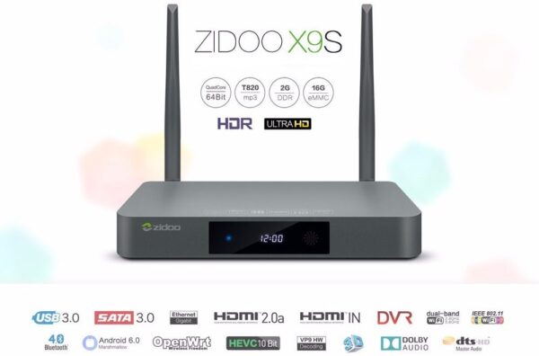 Android Smart TV Box Zidoo X9S RTD1295 2/16 GB OpenWRT Dual System WiFi 802.11ac-0