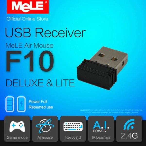 USB Receiver/Dongle 2.4GHz for Air Mouse MeLE F10 Deluxe & Lite-8272