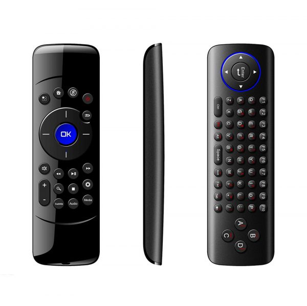 Fly Air Mouse C2 Wireless Game Keyboard Android Remote Controller Rechargeable 2.4Ghz Keyboard for Smart Tv Mini PC-8250