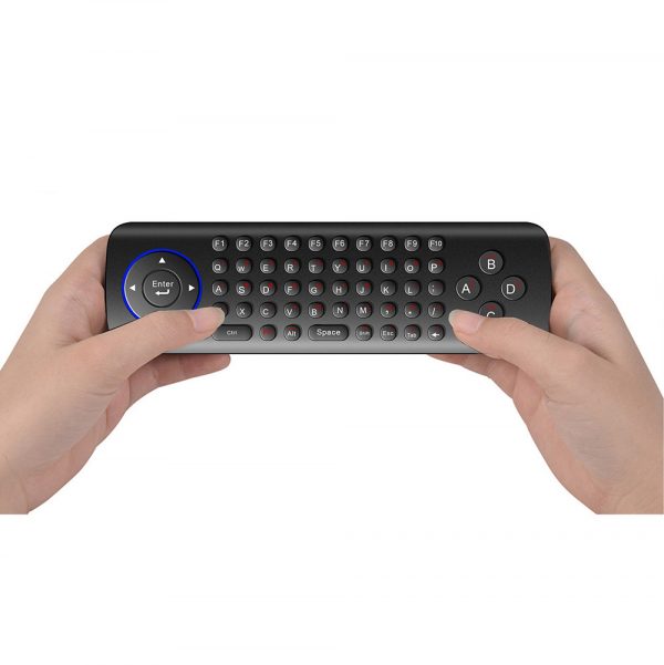 Fly Air Mouse C2 Wireless Game Keyboard Android Remote Controller Rechargeable 2.4Ghz Keyboard for Smart Tv Mini PC-8252