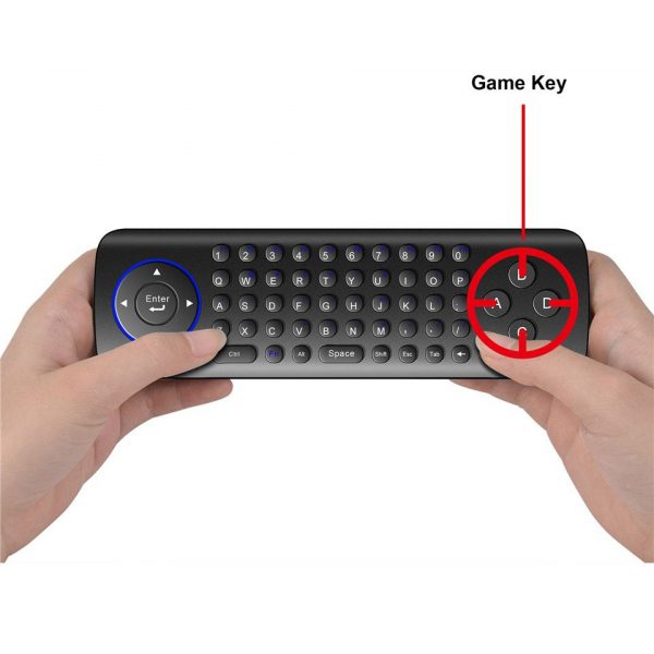 Fly Air Mouse C2 Wireless Game Keyboard Android Remote Controller Rechargeable 2.4Ghz Keyboard for Smart Tv Mini PC-8254