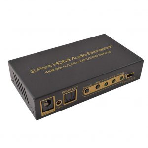 HDMI switch 2X1 with audio extractor HDR 18Gbps-0