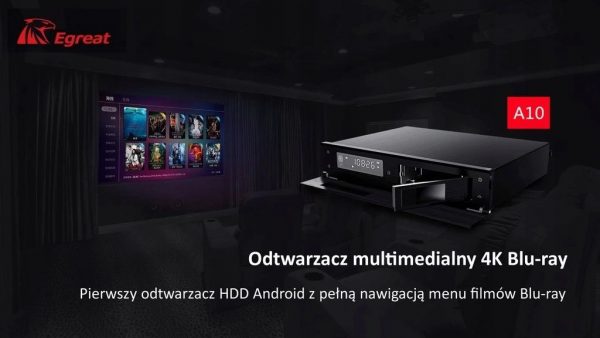 Android Smart TV Box Egreat A10 4K HDR 3,5" SATA enclosure-8775