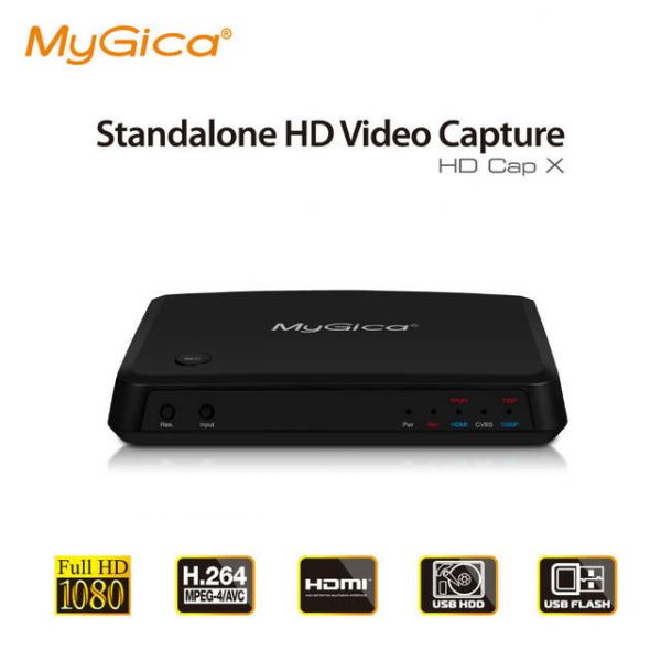 HDMI Capture Grabber Recorder Streamer MyGica HD Cap X-II USB, Full HD, fast IT9910-8895