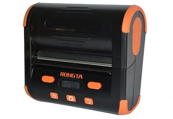 Портативний принтер для етикеток Rongta RPP04 USB+WiFi+BT, помаранчевий-0