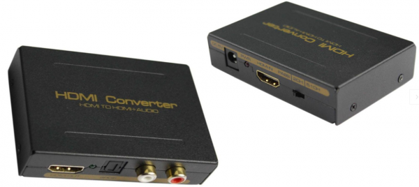 Конвертер HDMI в HDMI + Audio RCA L / R TOSlink SPDiF-0
