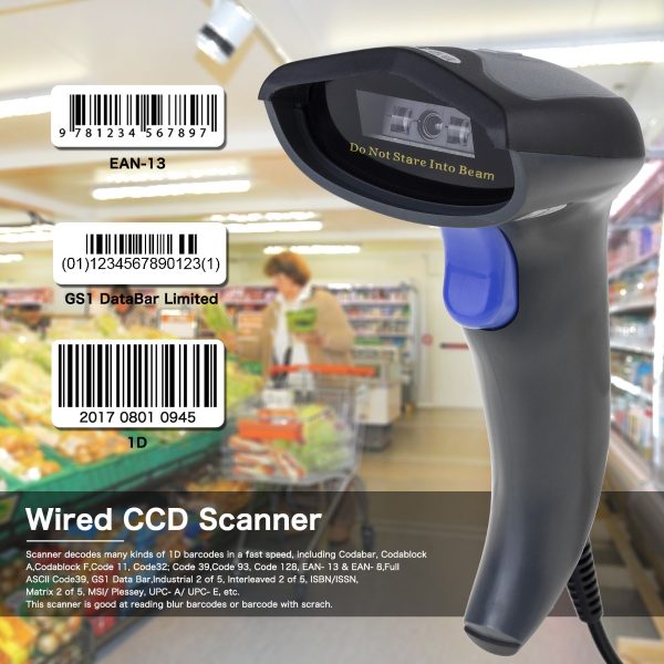 Wireless barcode scanner Netum NT-W6 1D-9162