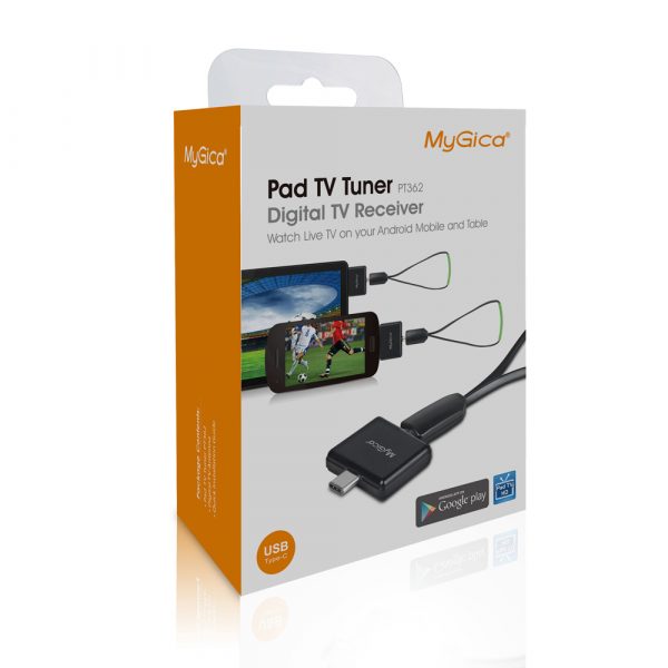 Mobile TV Tuner DVB-T2 Geniatech MyGica PT362 USB Type-C for Android Apple iOS-9202