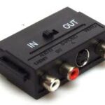 Adapter EURO SCART to Composite 3xRCA+S-Video AV TV Audio-0