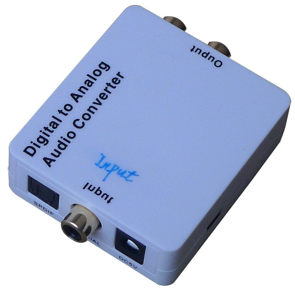 Digital SPDIF/Coaxial to Analog RCA Stereo Audio Converter HDA-2MB-6472 Digital SPDIF/Coaxial to Analog RCA Stereo Audio Converter HDA-2MB-6472