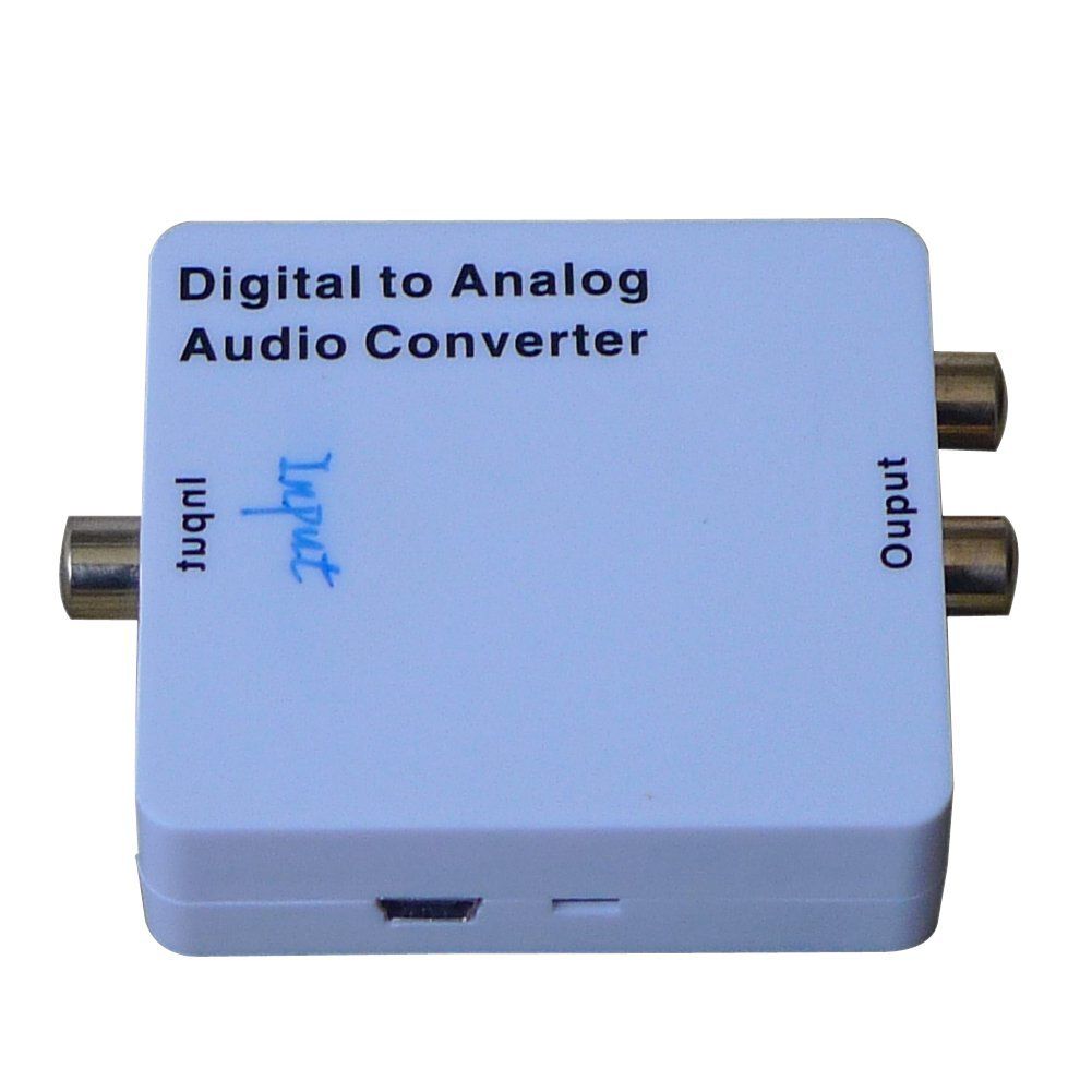 Digital SPDIF/Coaxial to Analog RCA Stereo Audio Converter HDA-2MB-6476 Digital SPDIF/Coaxial to Analog RCA Stereo Audio Converter HDA-2MB-6476