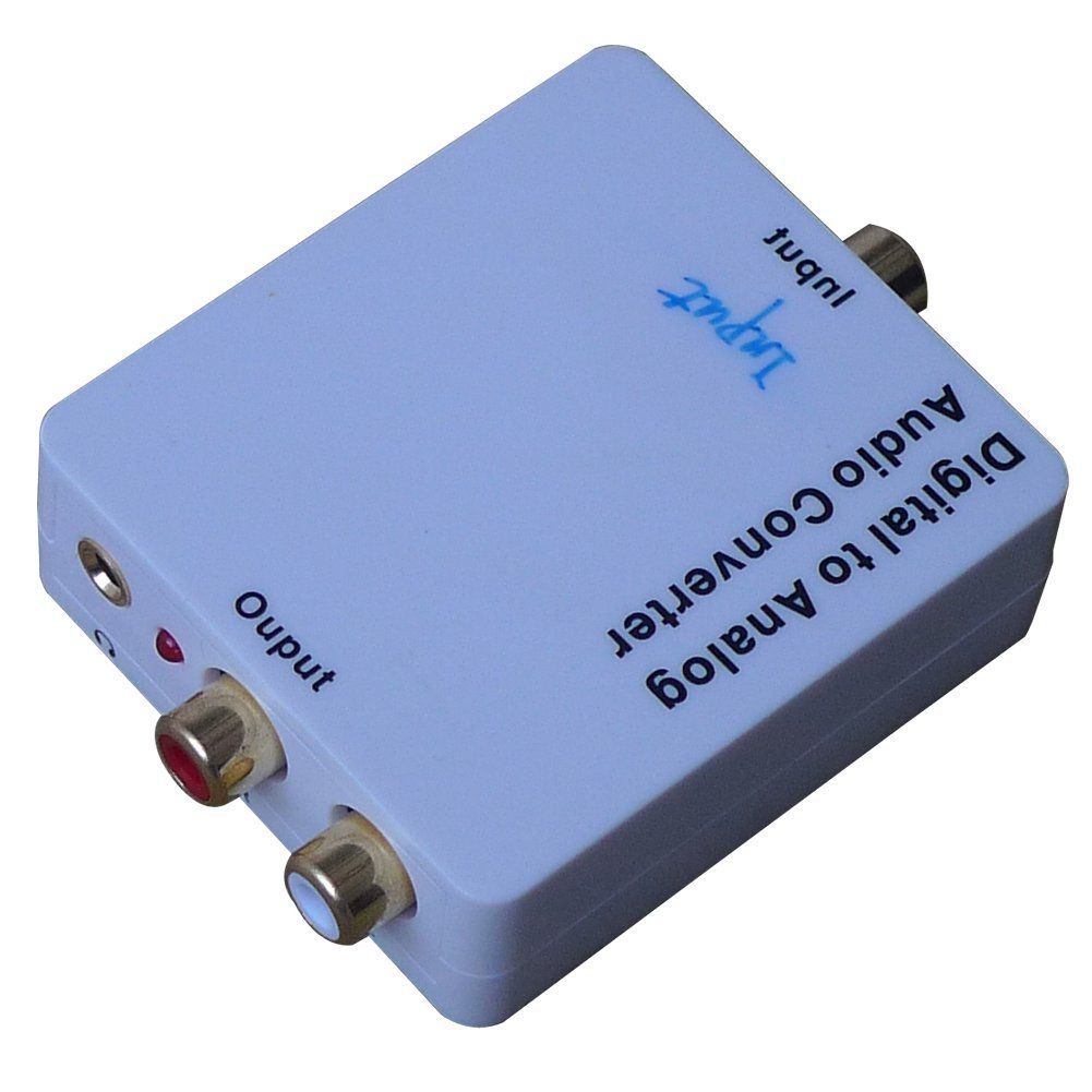 Digital SPDIF/Coaxial to Analog RCA Stereo Audio Converter HDA-2MB-6475 Digital SPDIF/Coaxial to Analog RCA Stereo Audio Converter HDA-2MB-6475