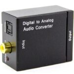 Audio Converter HDA-2M SPDIF Toslink digital audio (DAC, DAC) with optic to analog 2.0 stereo signal-0