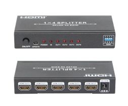 HDMI 1.4 Splitter 1x4 WITH EDID 1080P 3D HDV-9814-0