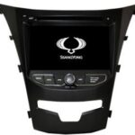 Radio samochodowe dotykowe z GPS Bluetooth USB SD DVB-T ZDX-8067 do SsangYong Korando 2014-0