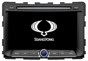 Radio samochodowe dotykowe z GPS Bluetooth USB SD DVB-T ZDX-7070 do SsangYong RODIUS/REXTON 2014-0