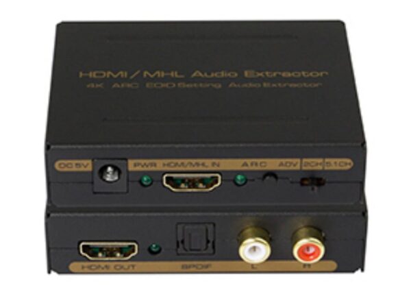 HDMI to HDMI Extractor with Mhl Audio (SPDIF+R/L), Arc, 2K*4K-0
