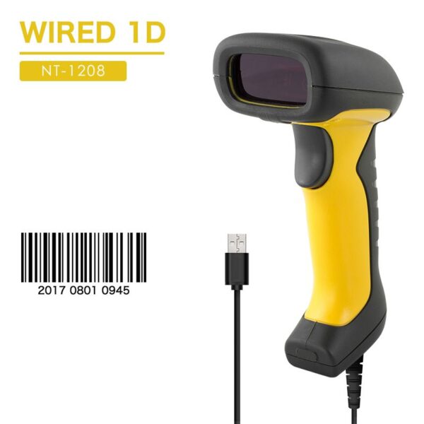 Barcode Laser Scanner Netum NT-1208 USB-0