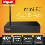 Bezwentylatorowy Mini PC MeLE PCG35 APO Windows 10 4/32 GB Intel Apollo Lake Celeron J3455 4K HDMI VGA WiFi USB SSD-0