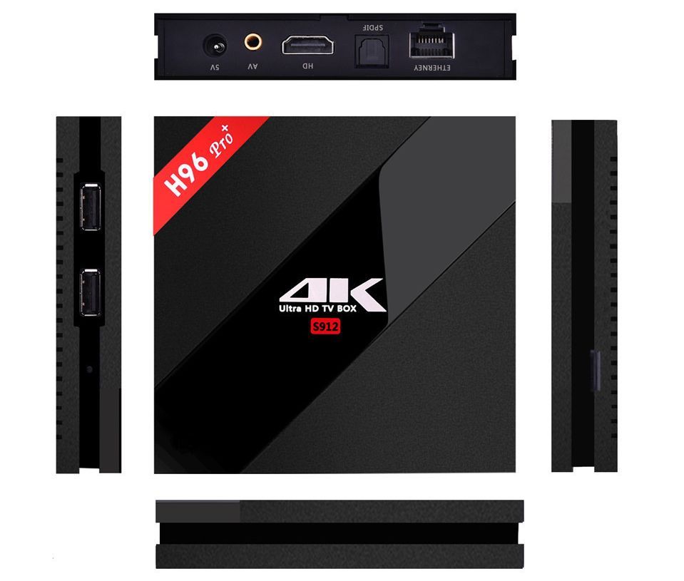 Android Smart TV Box Enybox H96 Pro+ S912 3/32G WiFi 2.4/5.0 GHz H.265 BT 4.1-7895