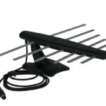 Антенна телевизионная активная комнатная LOGO-12К 35dB для эфирного аналогового и цифрового телевидения стандарта DVB-T/DVB-T2-0