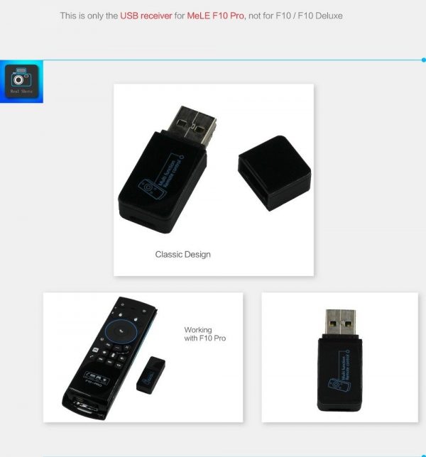 USB Receiver/Dongle 2.4GHz for Air Mouse MeLE F10 PRO-8278