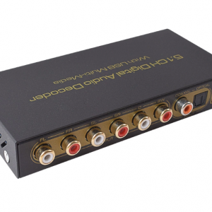Digital Audio Converter DAC 5.1CH Decoder Toslink + Coax with USB player-0