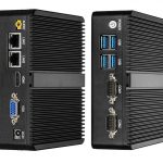 Przemysłowy komputer bezwentylatorowy mini PC Nettop HTPC X30G Barebone DDR3L mSATA + SATA HDMI VGA 2xLAN-0